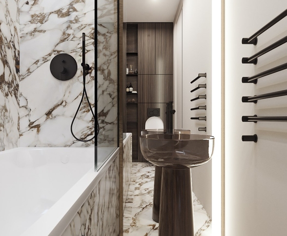 53平莫斯科河畔公寓室内设计丨俄罗斯莫斯科丨上海申远空间设计机构-22