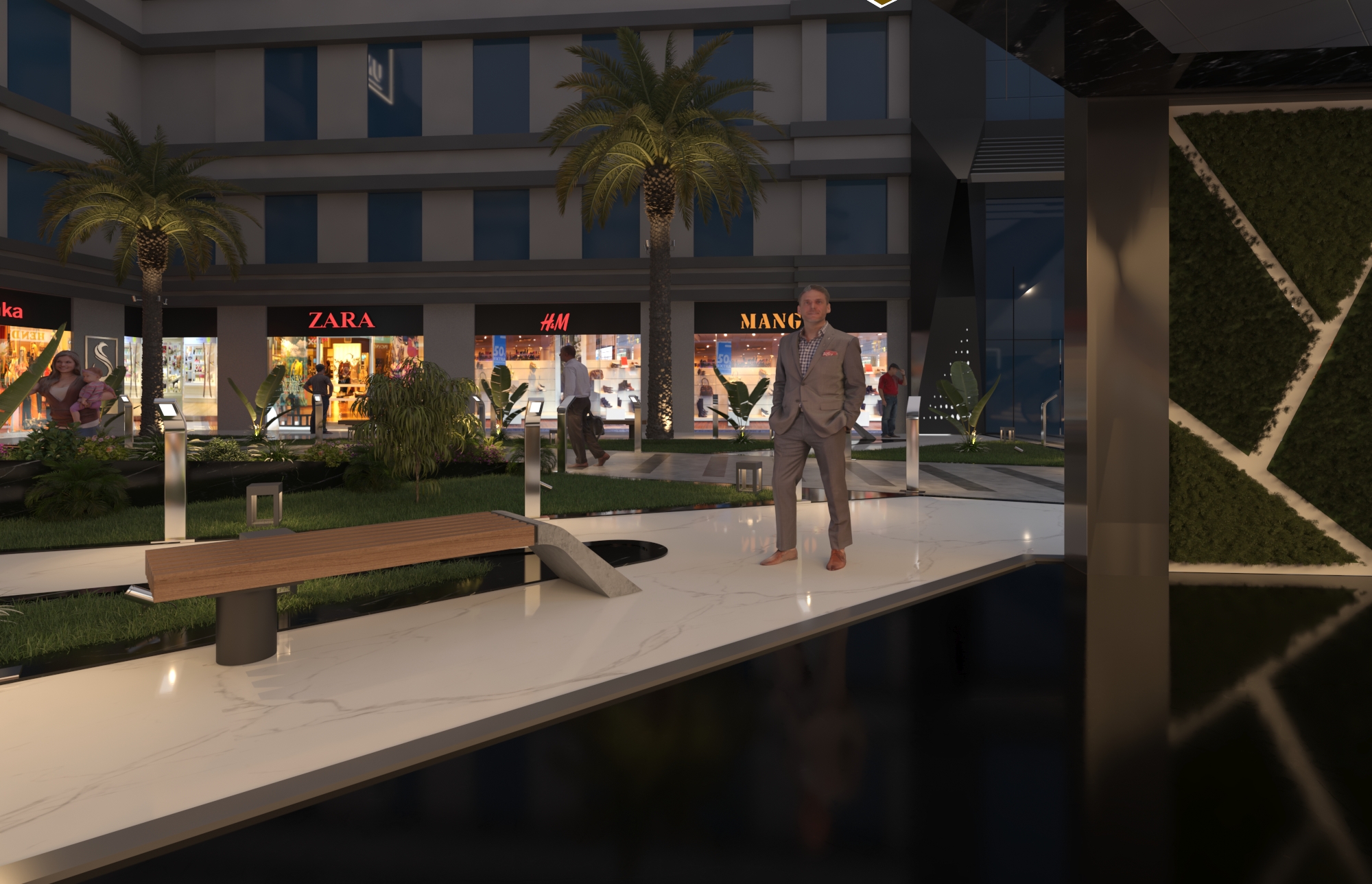 U.M.C Entrance landscape Design-2