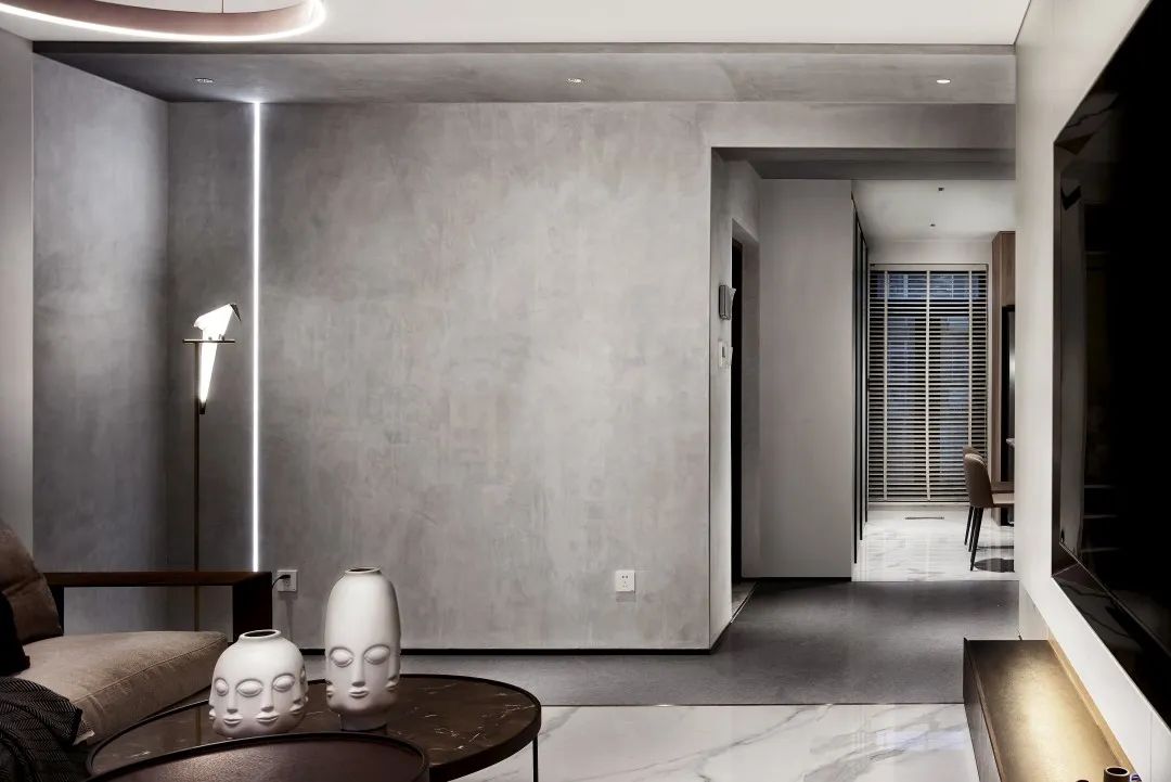 高级灰打造现代客厅的魅力-49