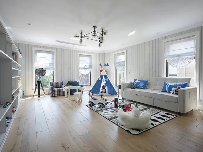 上海安亭瑞仕华庭现代美式别墅设计丨中国上海-23