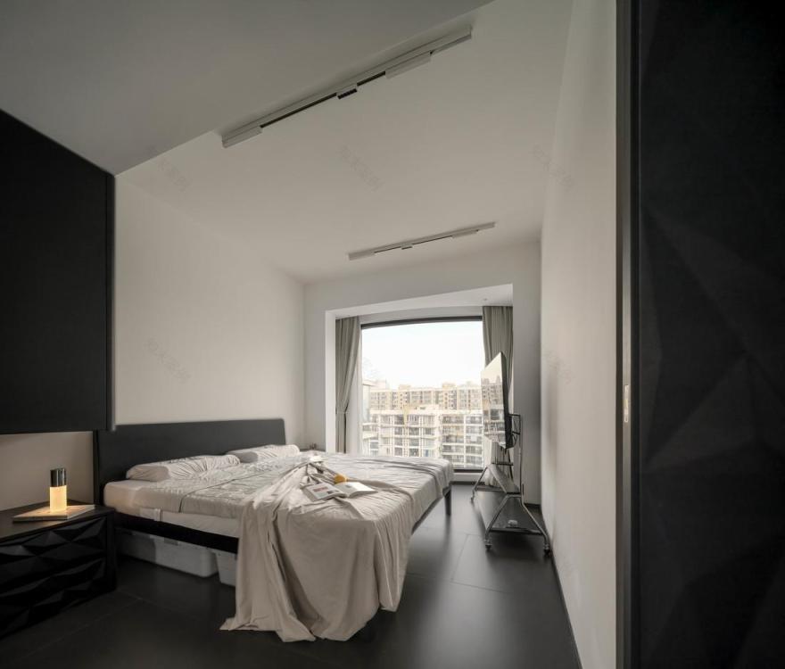 黑白灰手办小屋·80m²一居室改造丨中国广州-51