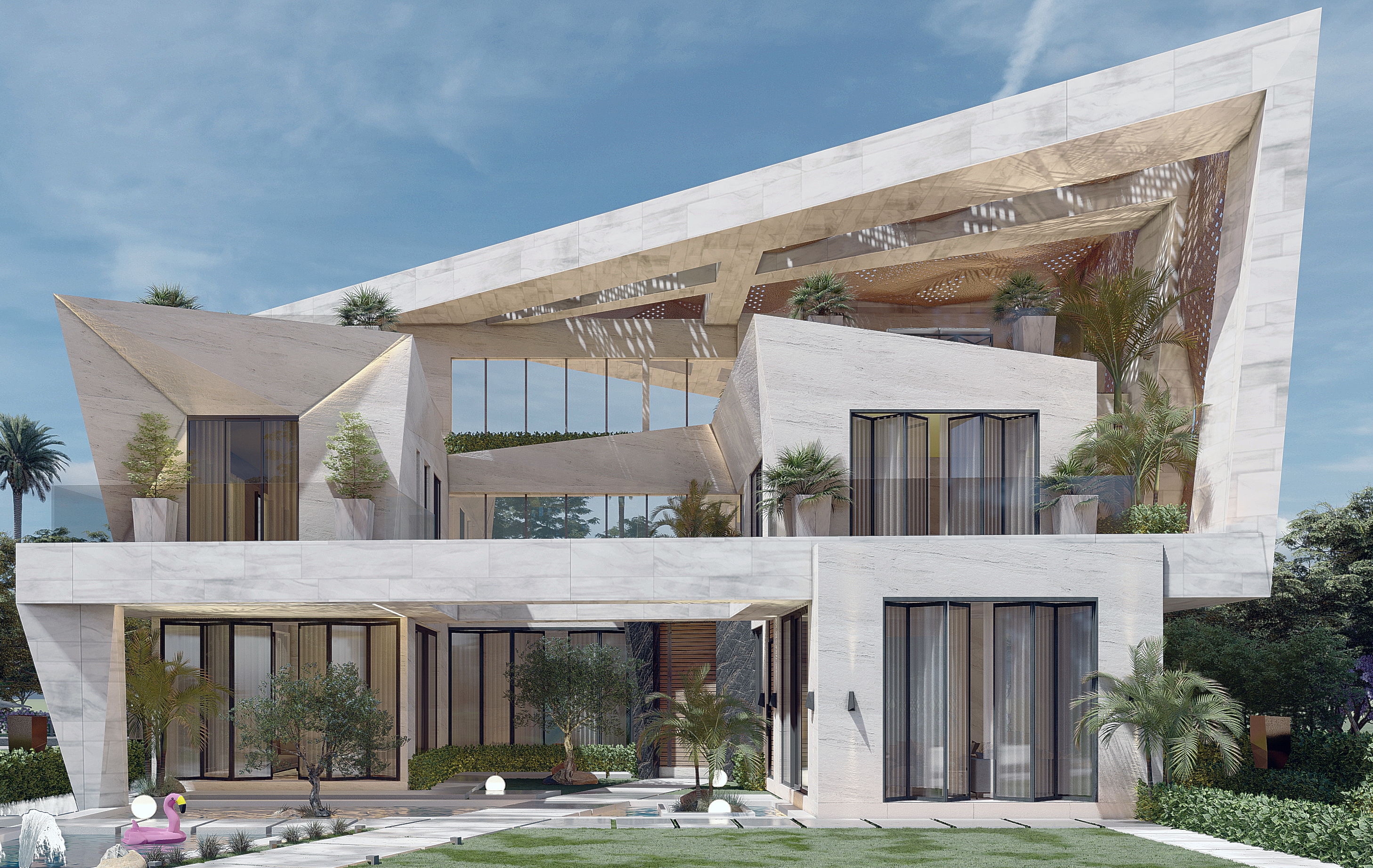 Architectural Design For A.A.H ICON Villa Abu Dhabi,UAE-17