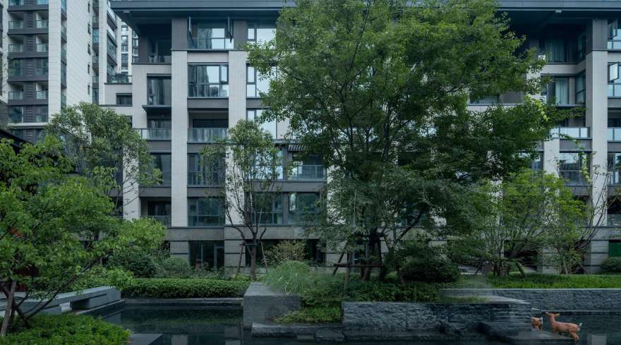 郑州永威城·观澜庭 | 公园社区中的生态景观设计-30