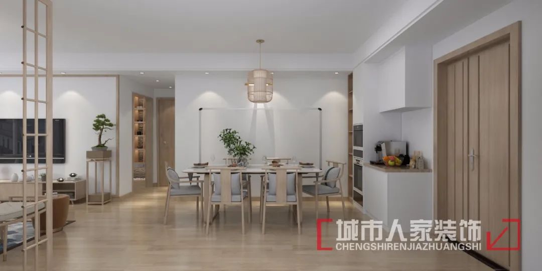 中日式混搭,打造 160㎡清雅空间-9