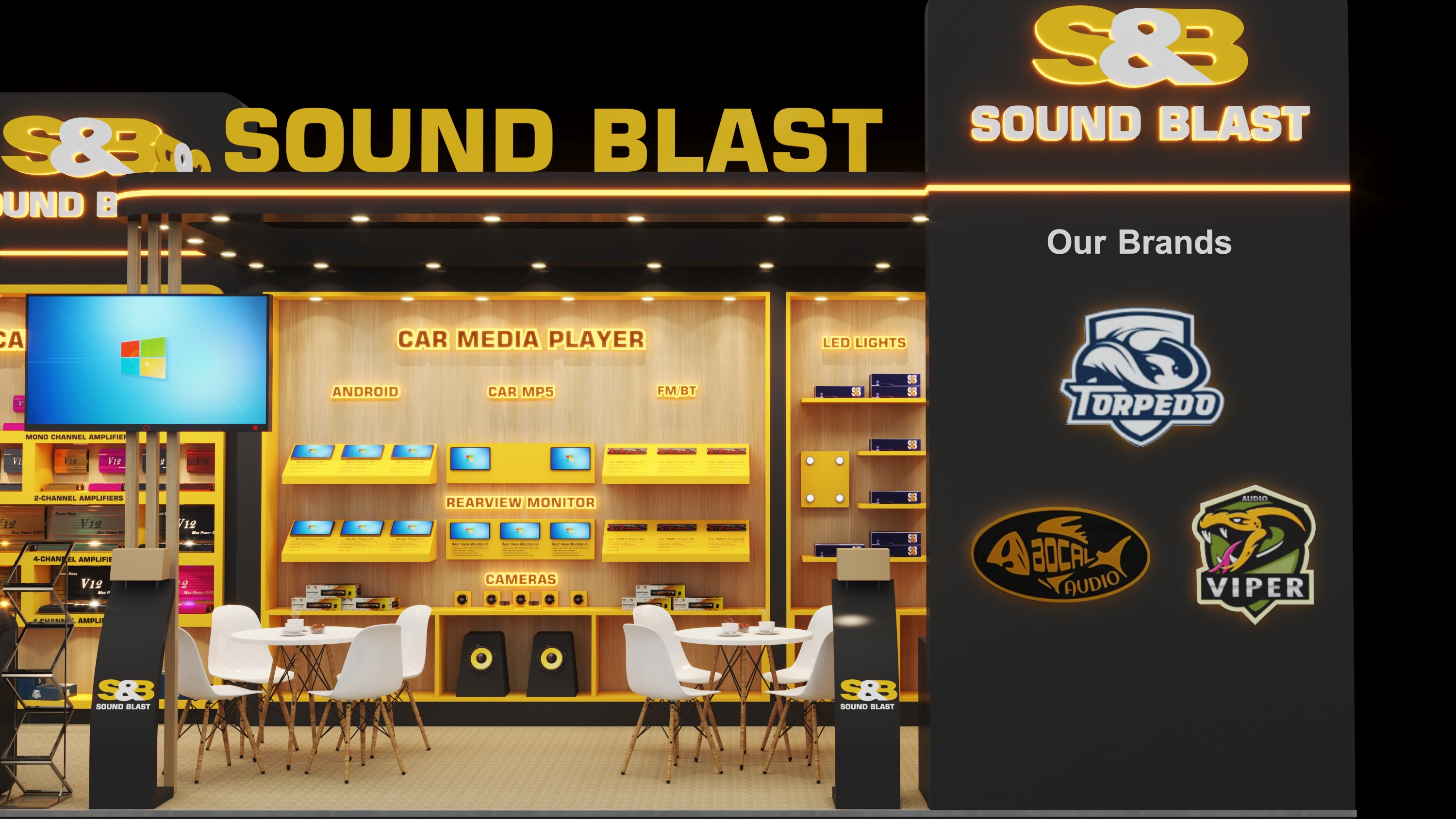 S&B Sound Blast 汽车展摊位设计-9