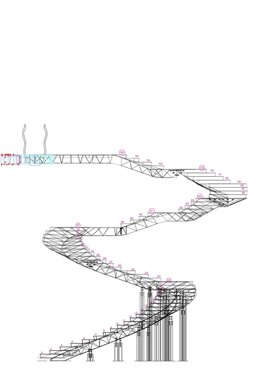 Atrium Tower Lobby | 雕塑式楼梯设计-7