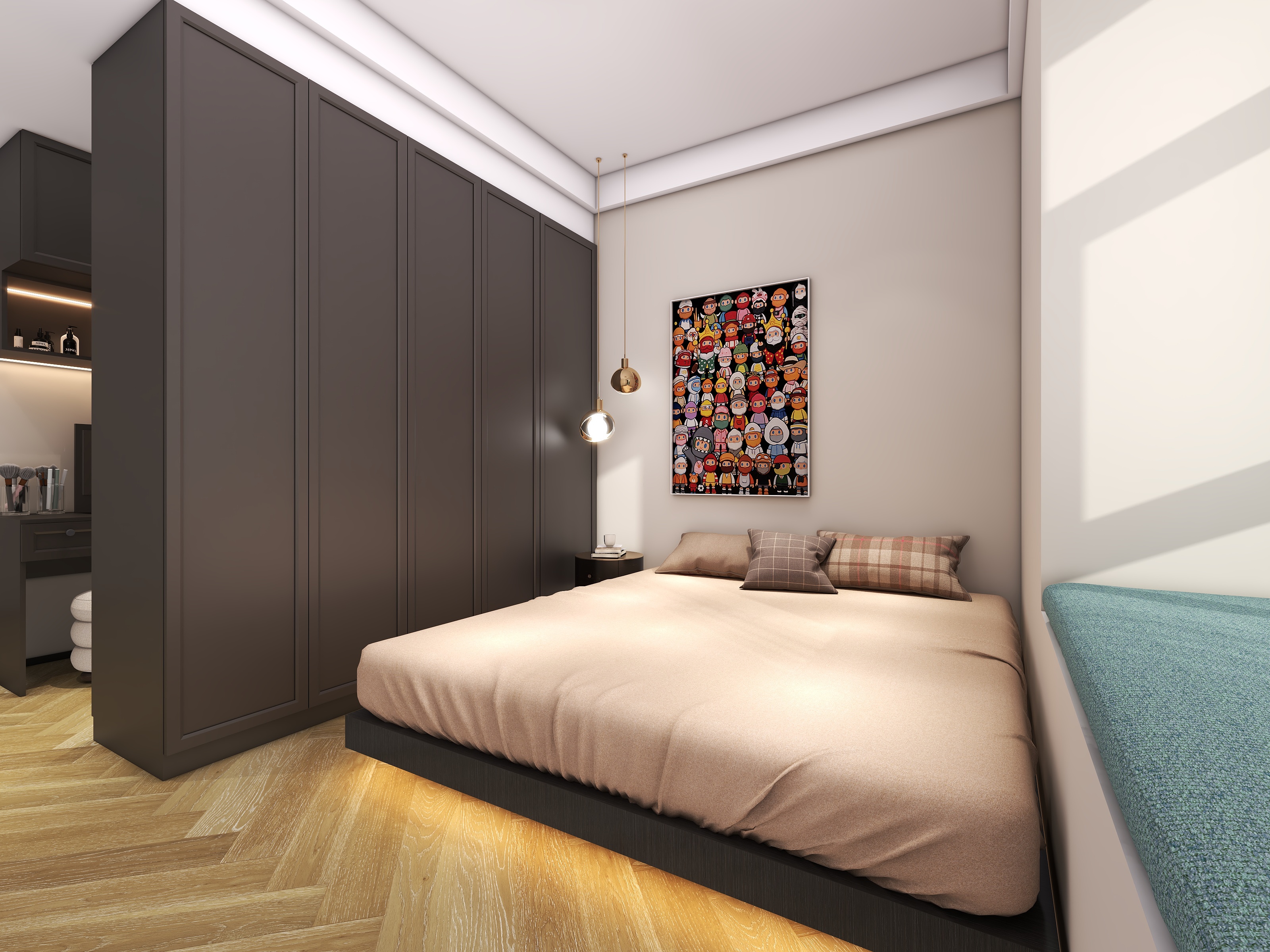 四川成都华府悦璟（115平方简约法式三居室）-37