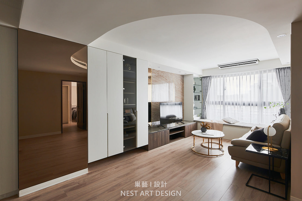 桃園龍潭輕奢華古典住宅設計丨演拓空間設計-16