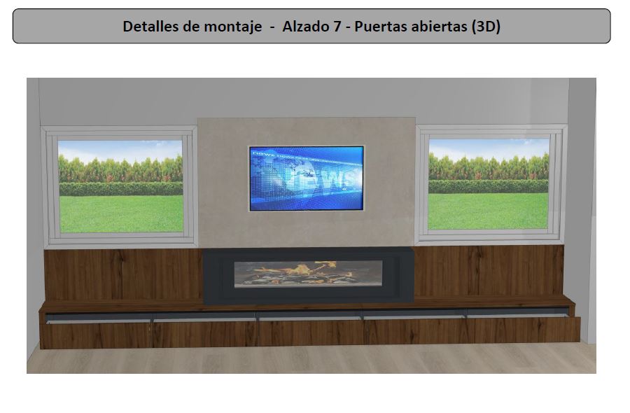 Cocina y salón integrados (50 m2) en Chalet de Aravaca-52