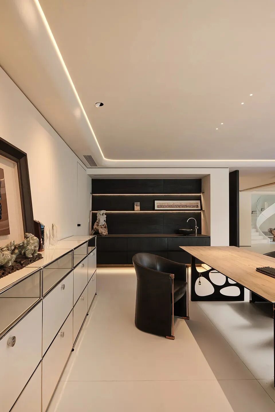 1200㎡艺术顶豪，爽文女主的家！-18