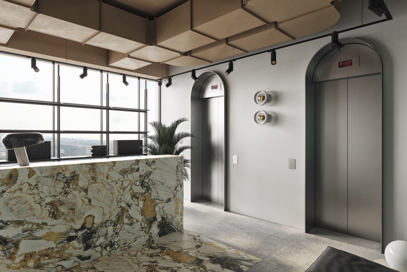 森林主题办公室，稳重清新好气质  Bogdan Ciocodeica-1