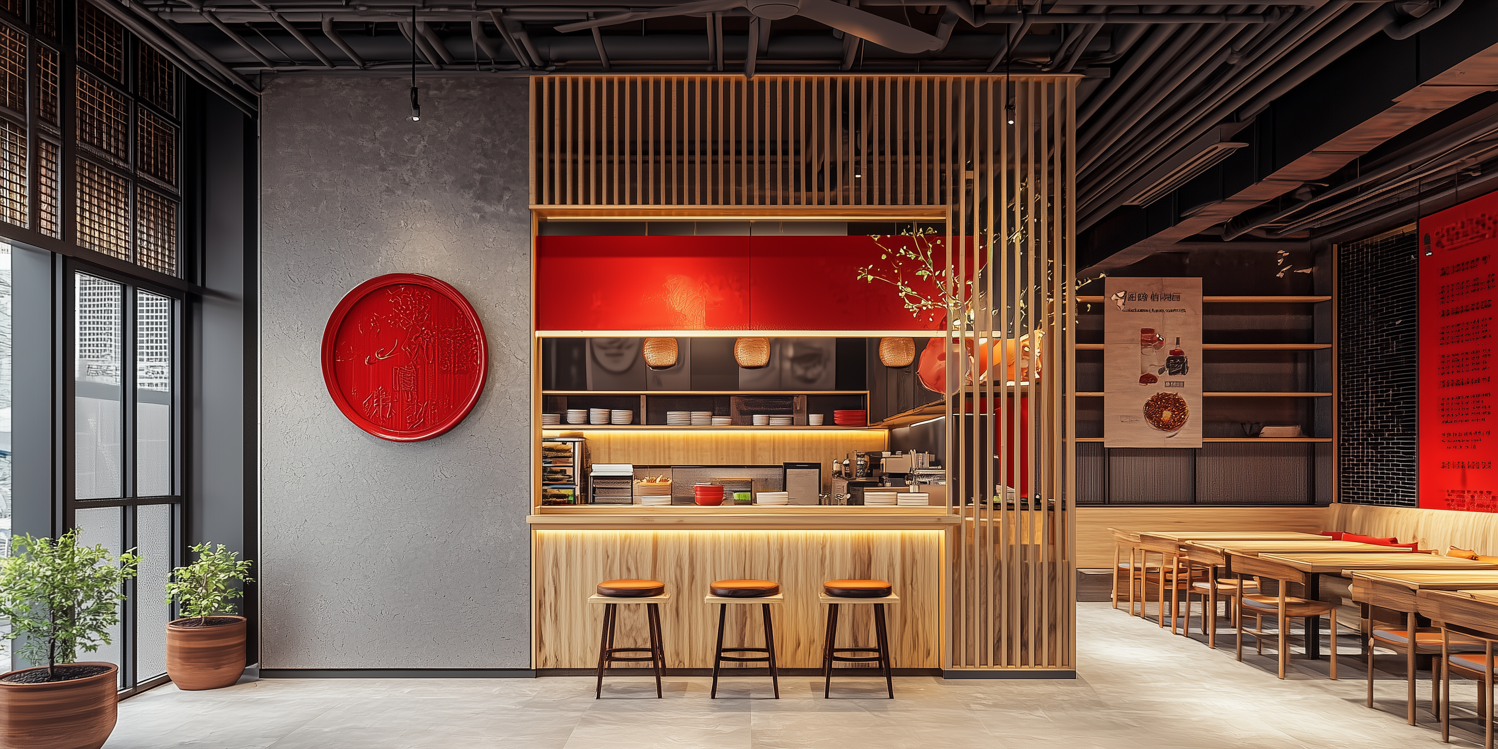 Hot and sour noodle shop design-4