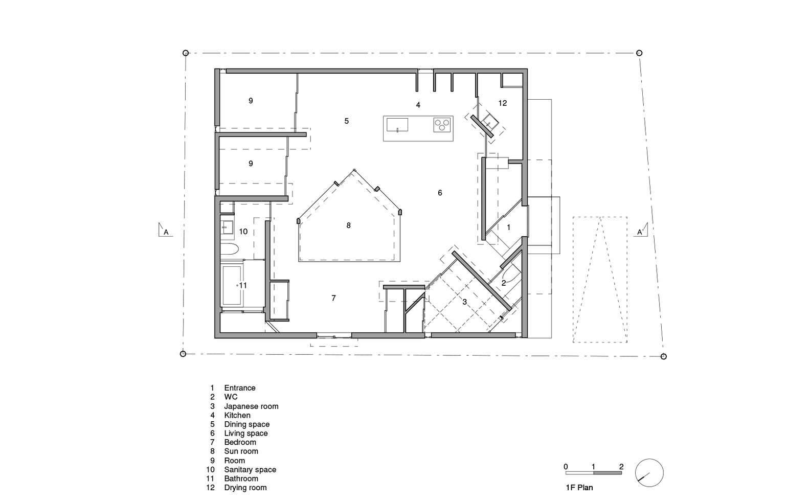 日本 Sakai 住宅 | FujiwaraMuro Architects 打造的城市中的宁静绿洲-11