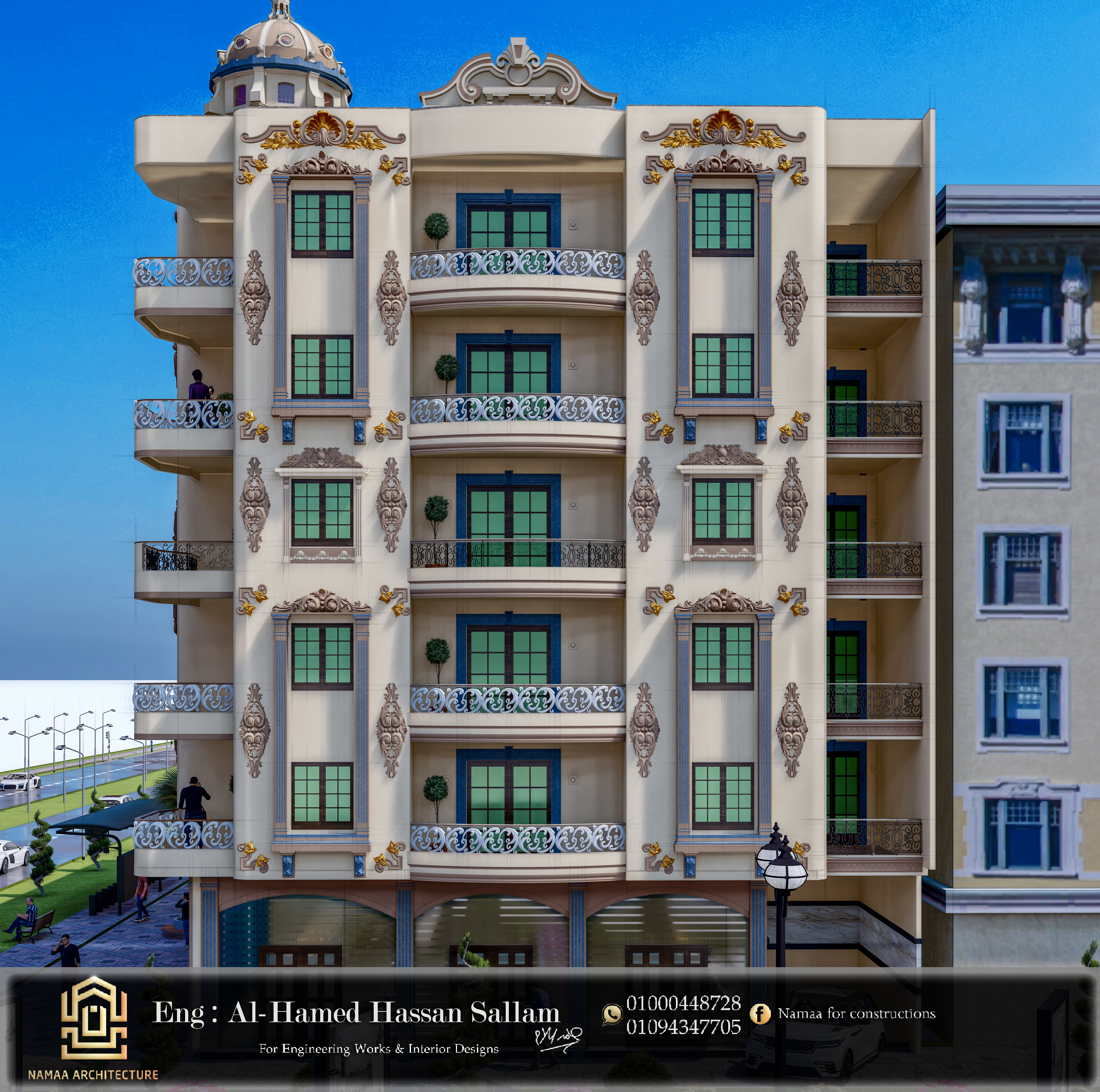 فيلا سكنية مكونة من خمس طوابق-2