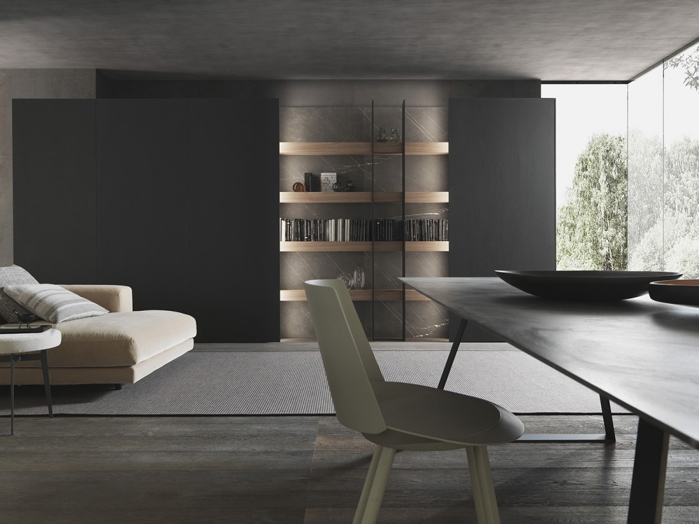 Bibliothèque Blade séjour, meubles modernes | Modulnova Living-3