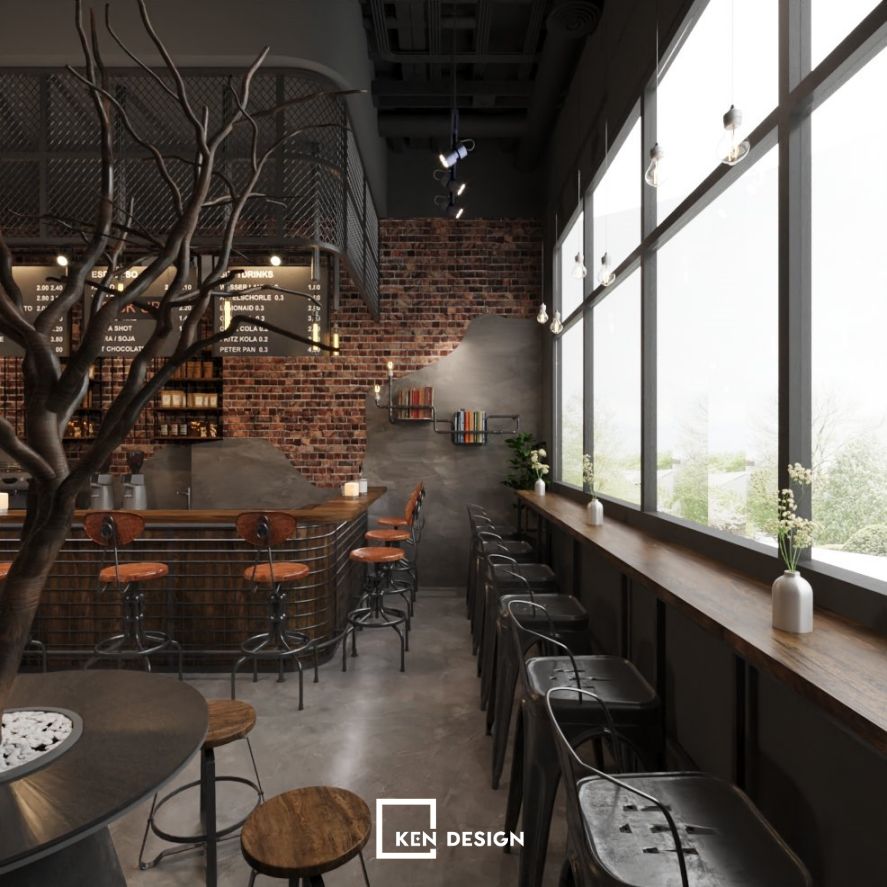 Coffee Bottle咖啡店设计丨KenDesign-28