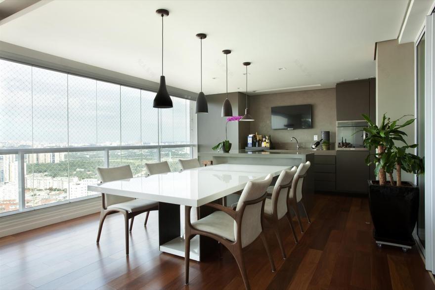 优雅简约的 Lapa 高层公寓设计-1