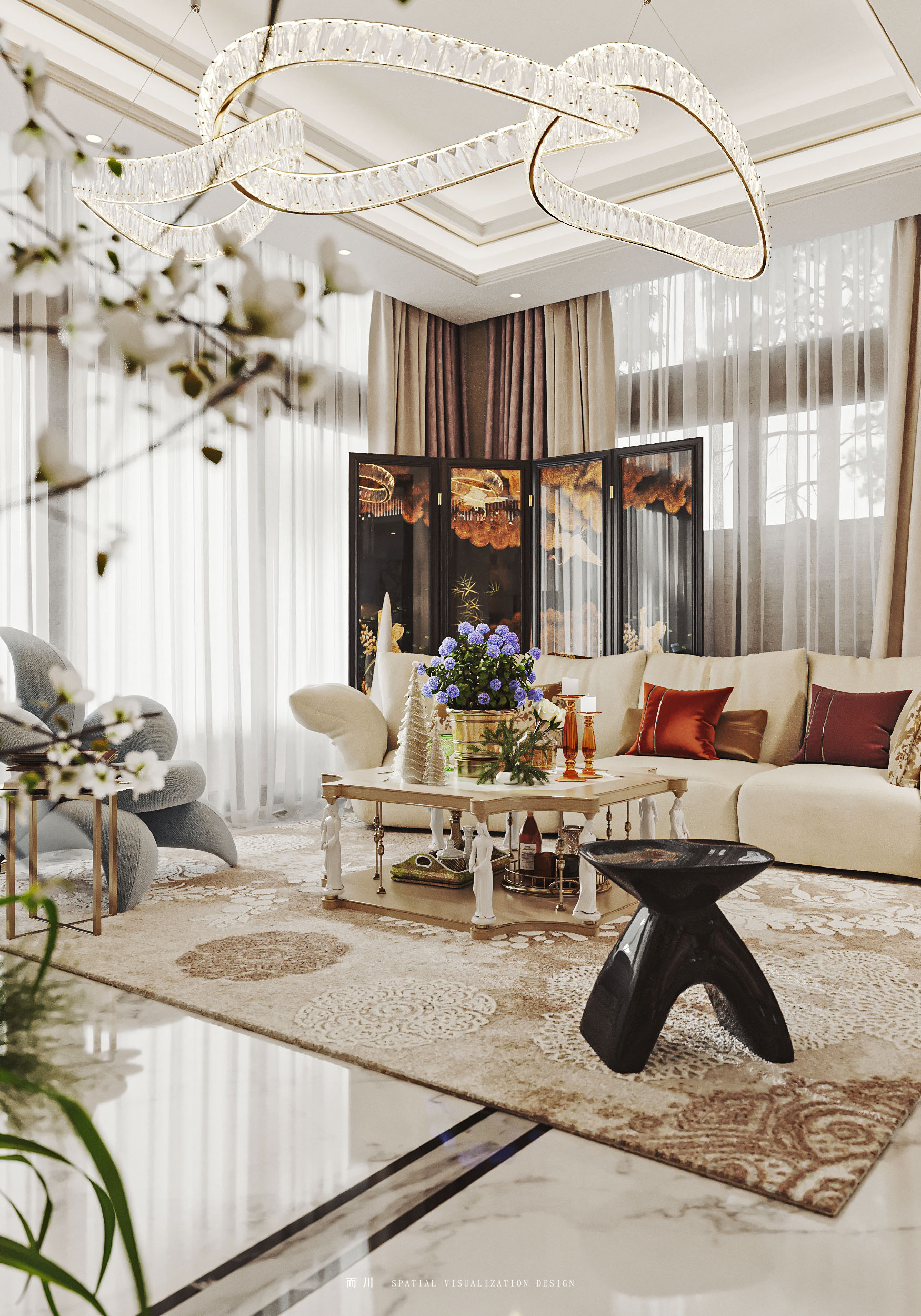 现代意式丨魔方空间设计-13