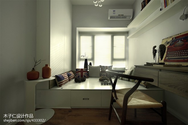 30万元样板间87平米装修案例（水榭春天  心窝）丨深圳木子仁室内设计事务所-19