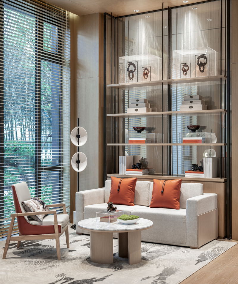漯河熙河云著售楼处 | 融入地方文化元素的当代东方设计-24