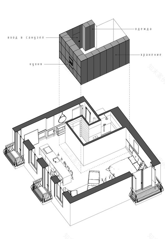 莫斯科中心革命前建筑里的现代与古典碰撞-13