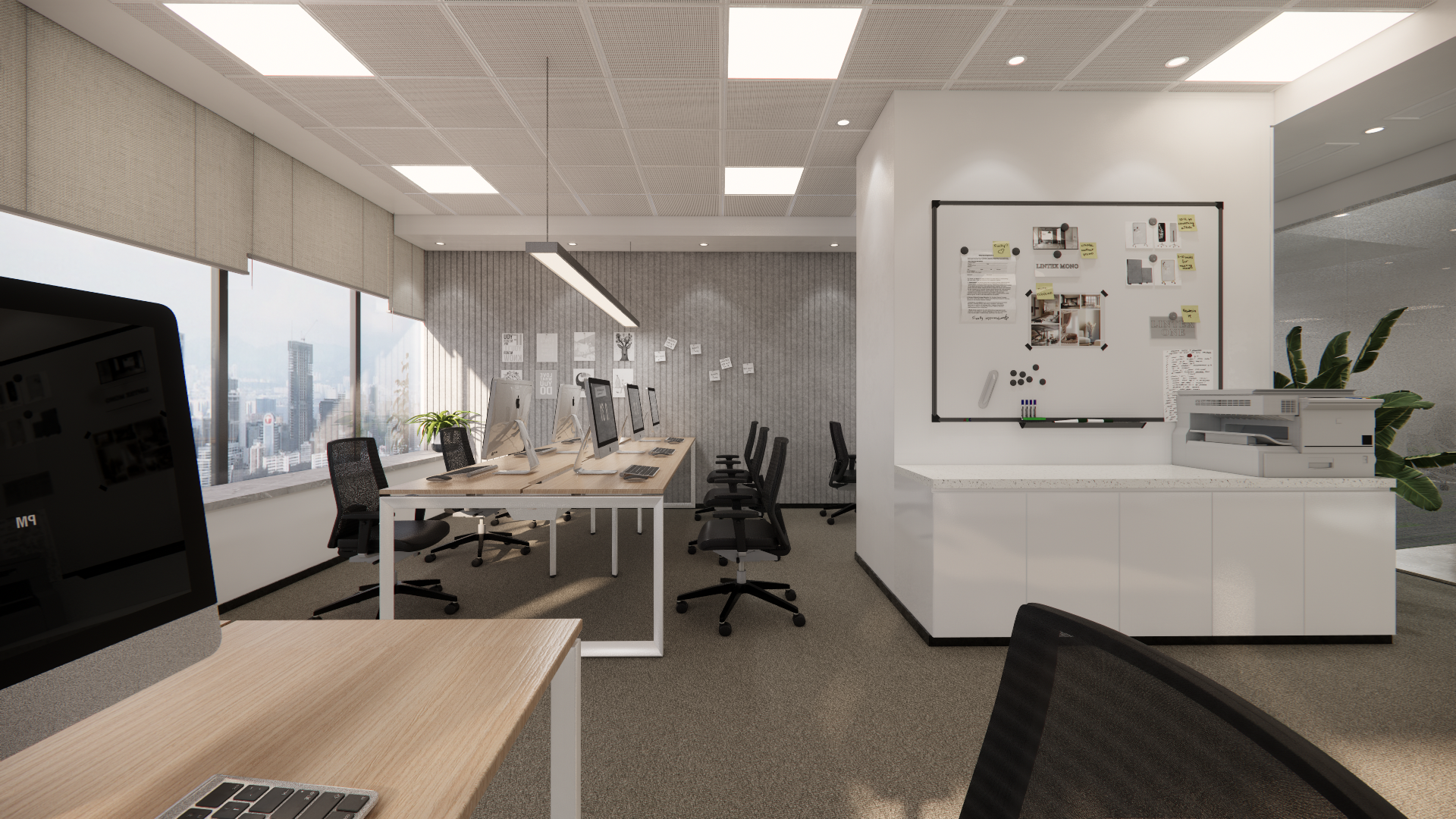 企业办公改造设计  标准办公层-17