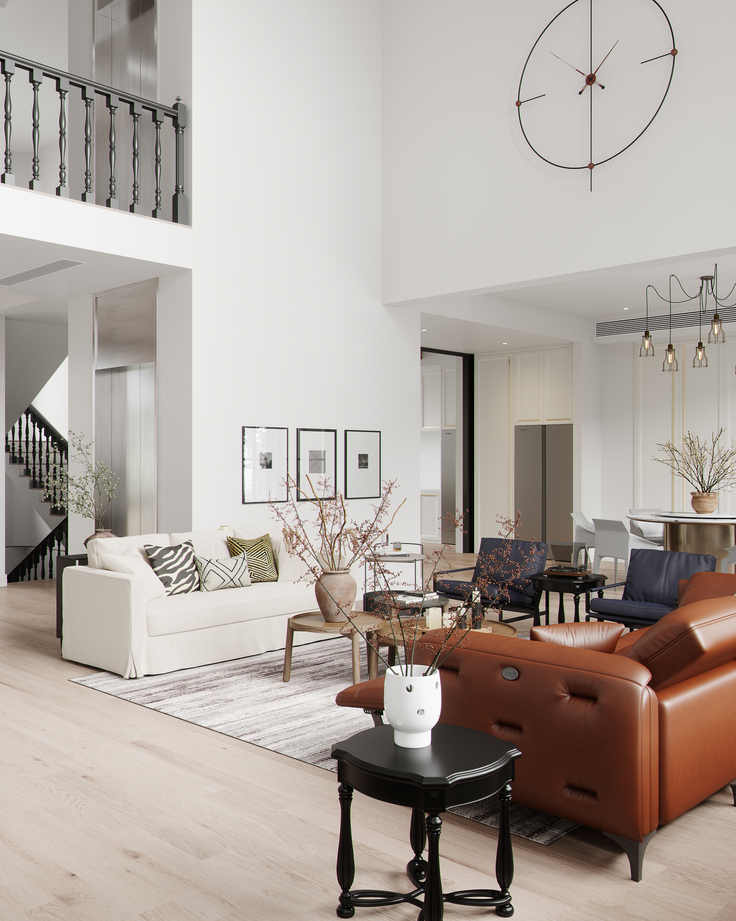 别墅渲染现代美式风格-4