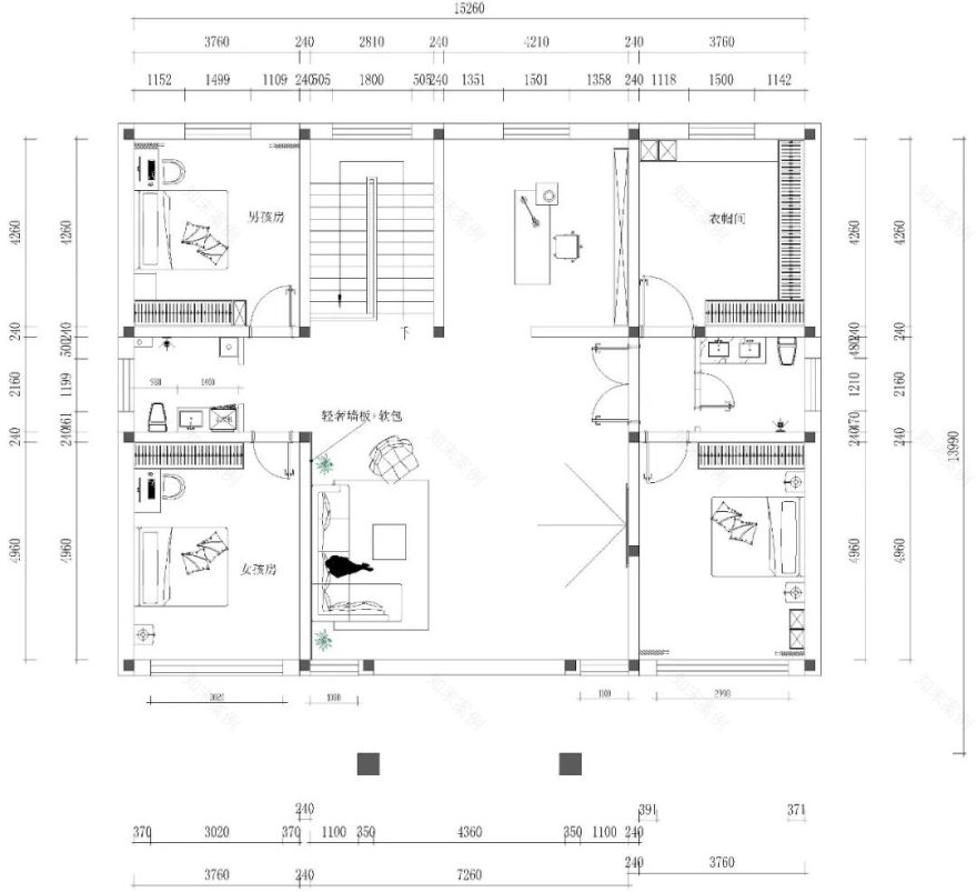 三河自建别墅|500㎡设计案例-72