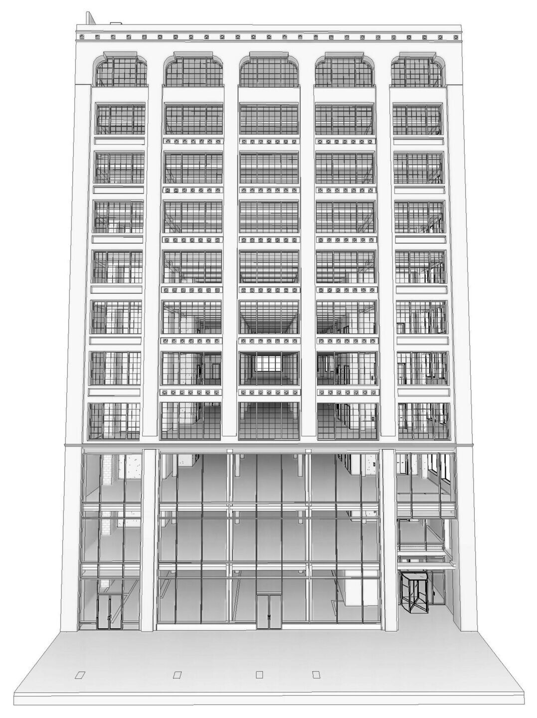 纽约 125 West 25th Street 建筑翻新丨美国纽约丨Mancini Duffy-16