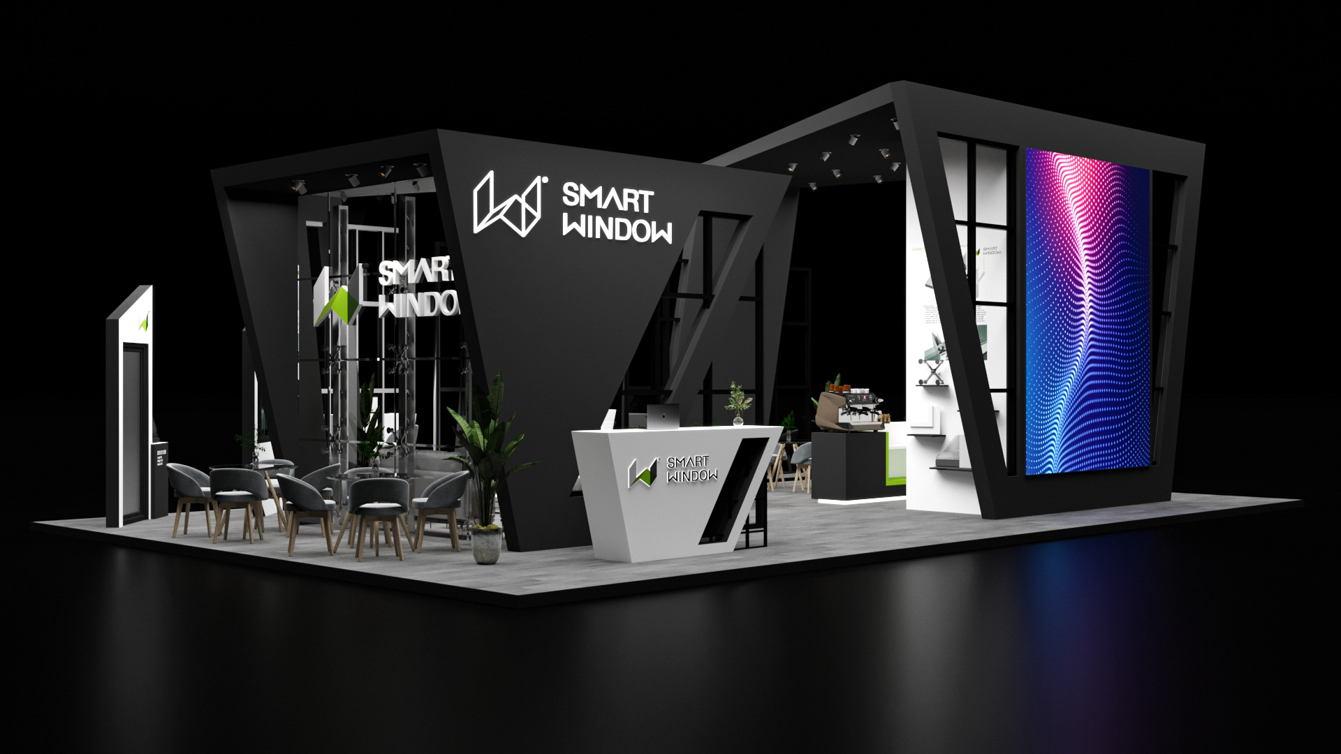 Smart Window Booth - BIG 5 EXPO-1