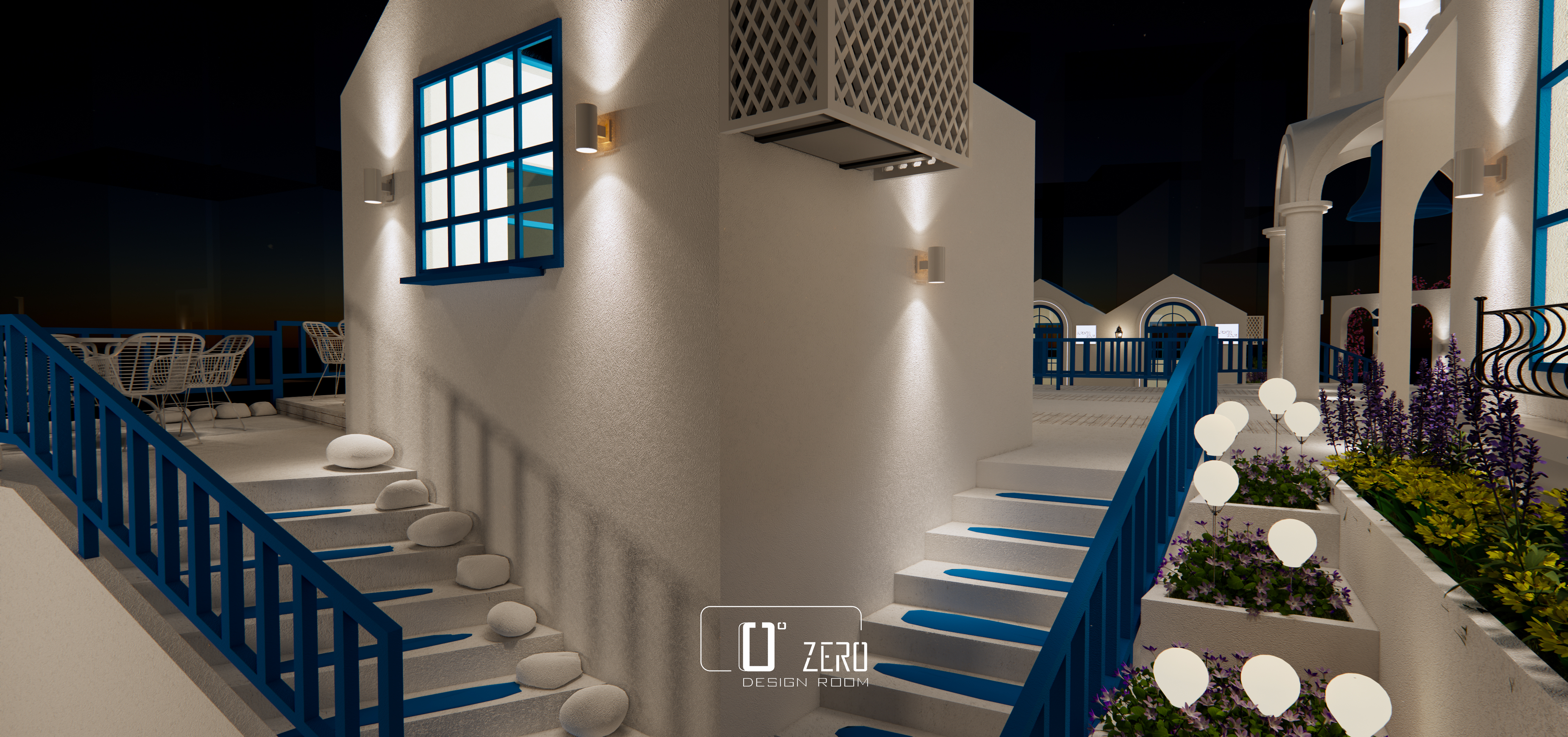 圣托里尼乌托邦理念的假日城市丨中国深圳丨Zero Desing Room-35