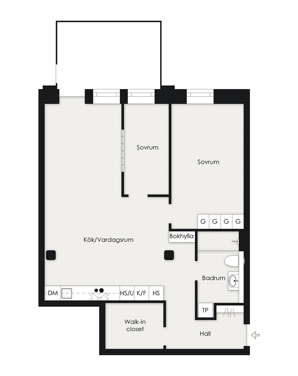 工业风独户公寓,超高天花板与私人露台-29