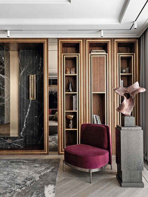 家庭奢华:适合家庭的公寓精美内饰设计-44