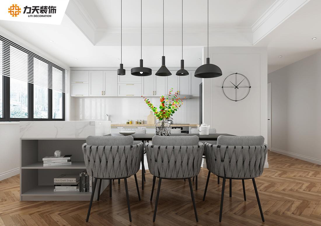 
石家庄168㎡荣盛华府北欧风格设计 -3