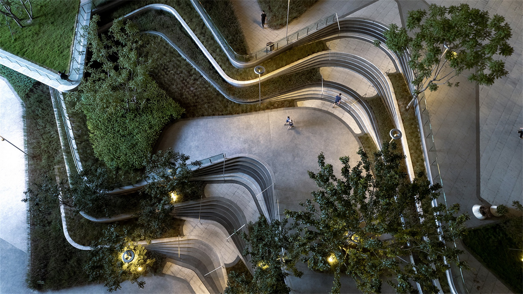 香港置地重庆光环购物公园商业景观SU模型-6