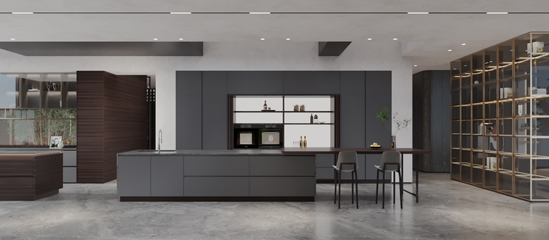 FUROM 高端定制木作总部展厅设计丨H 空间全案设计公司-10