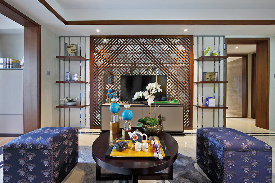 武汉金融汇新中式雅韵空间 | 自由穿梭的舒逸悦然-27