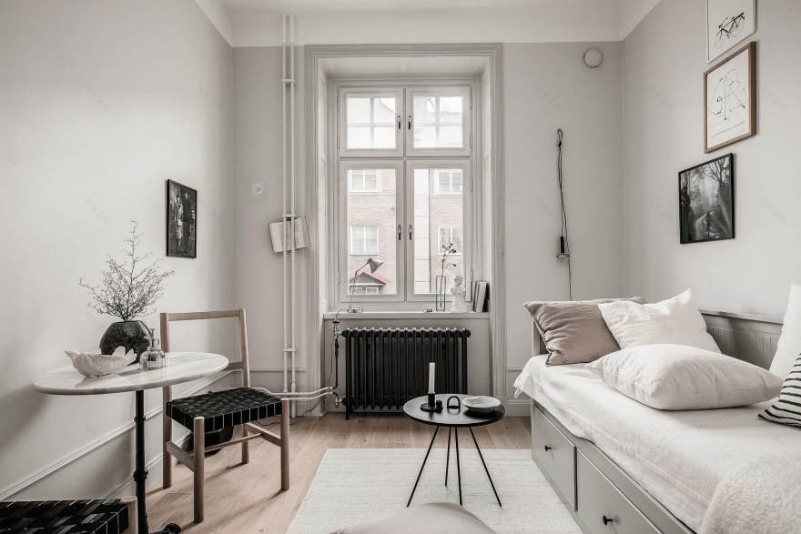 20平米北欧风单身公寓室内设计-27