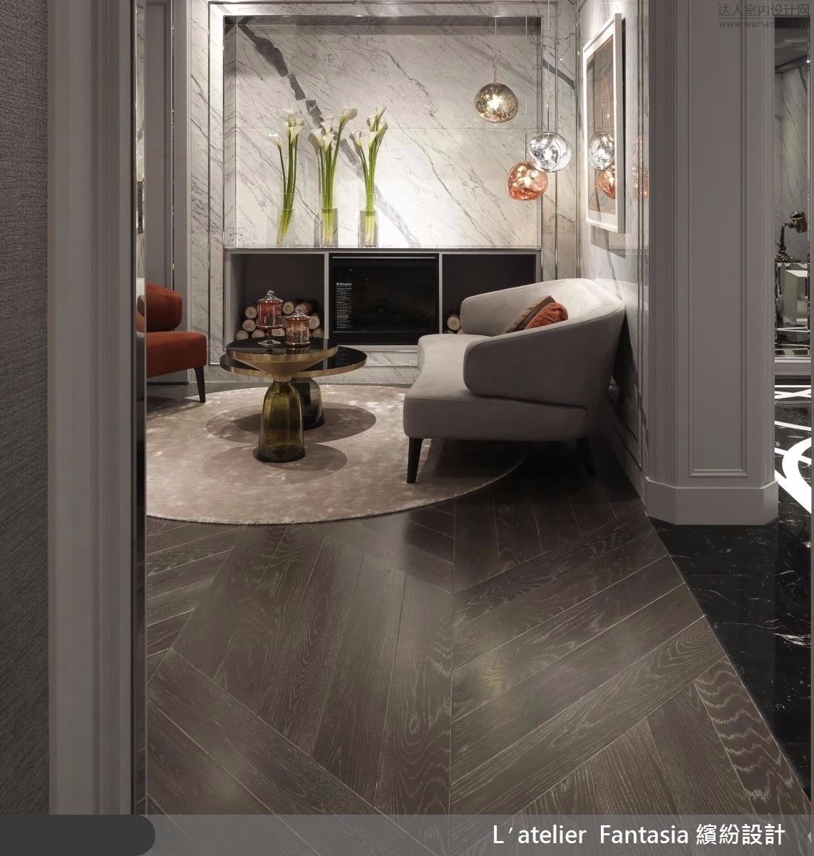 缤纷设计 | 梦幻宅邸+时髦红搭上优雅白-0