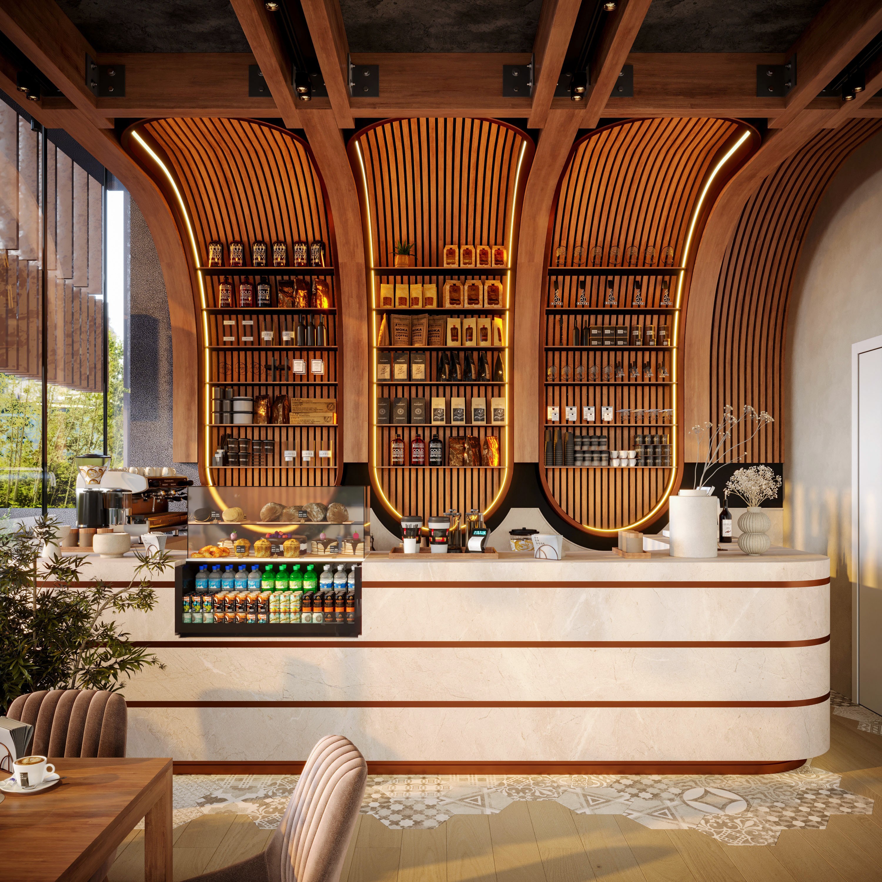 【Mahmoud Adel】OverDose Coffee Shop Design-11