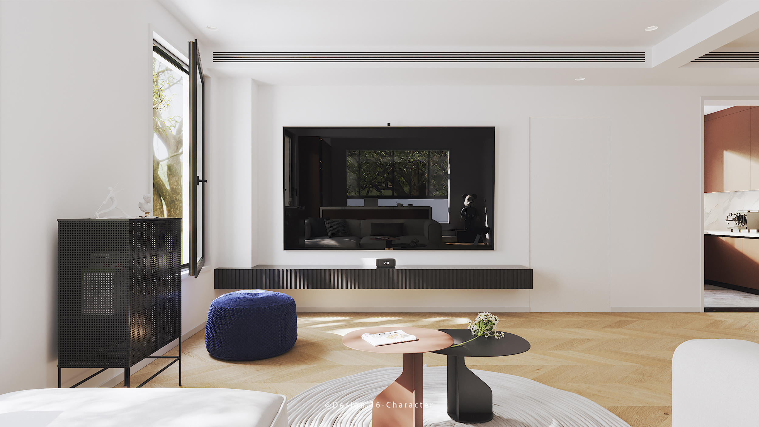 极简红白空间 | 少即是多，热烈与纯洁的碰撞-17