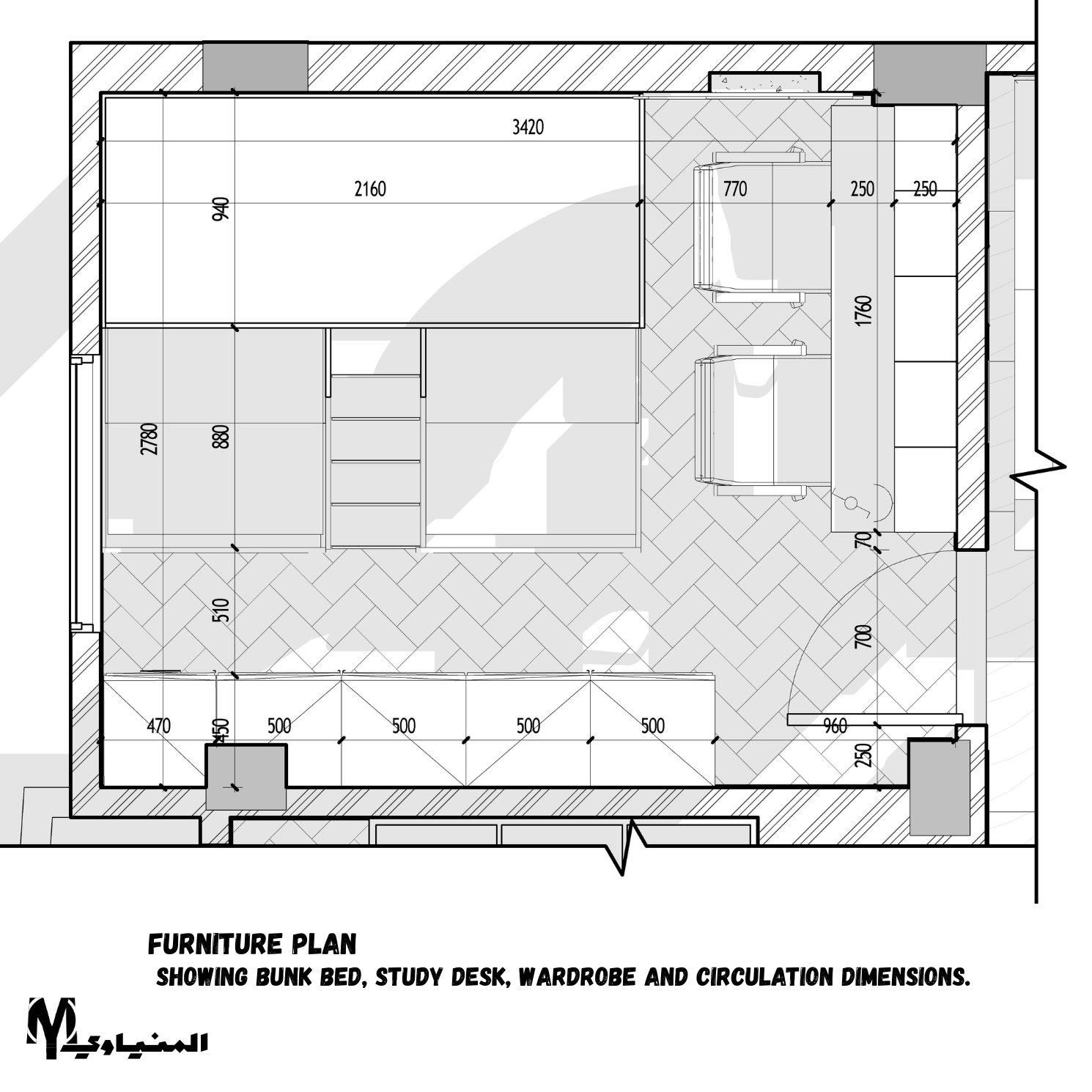 Space-Saving Kids Bedroom | Design for 3 Kids in 10 m²-13