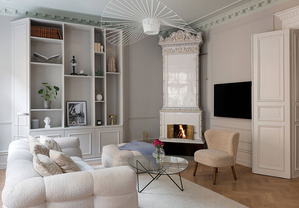 斯德哥尔摩优雅公寓 | 古典与现代的完美融合-3