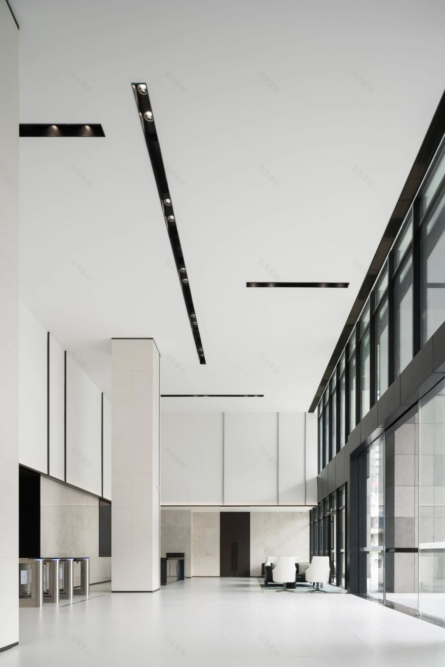 长沙屿大堂·公区,印湘江·印江雅居售楼部X印湘江入户大堂丨中国长沙丨水木言设计机构-26