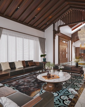 45·45 室内空间（注：这里Interior常见意思是室内、内部，结合语境这样处理，若有更具体背景信息，翻译可能更精准） 丨越南丨Xuan Binh