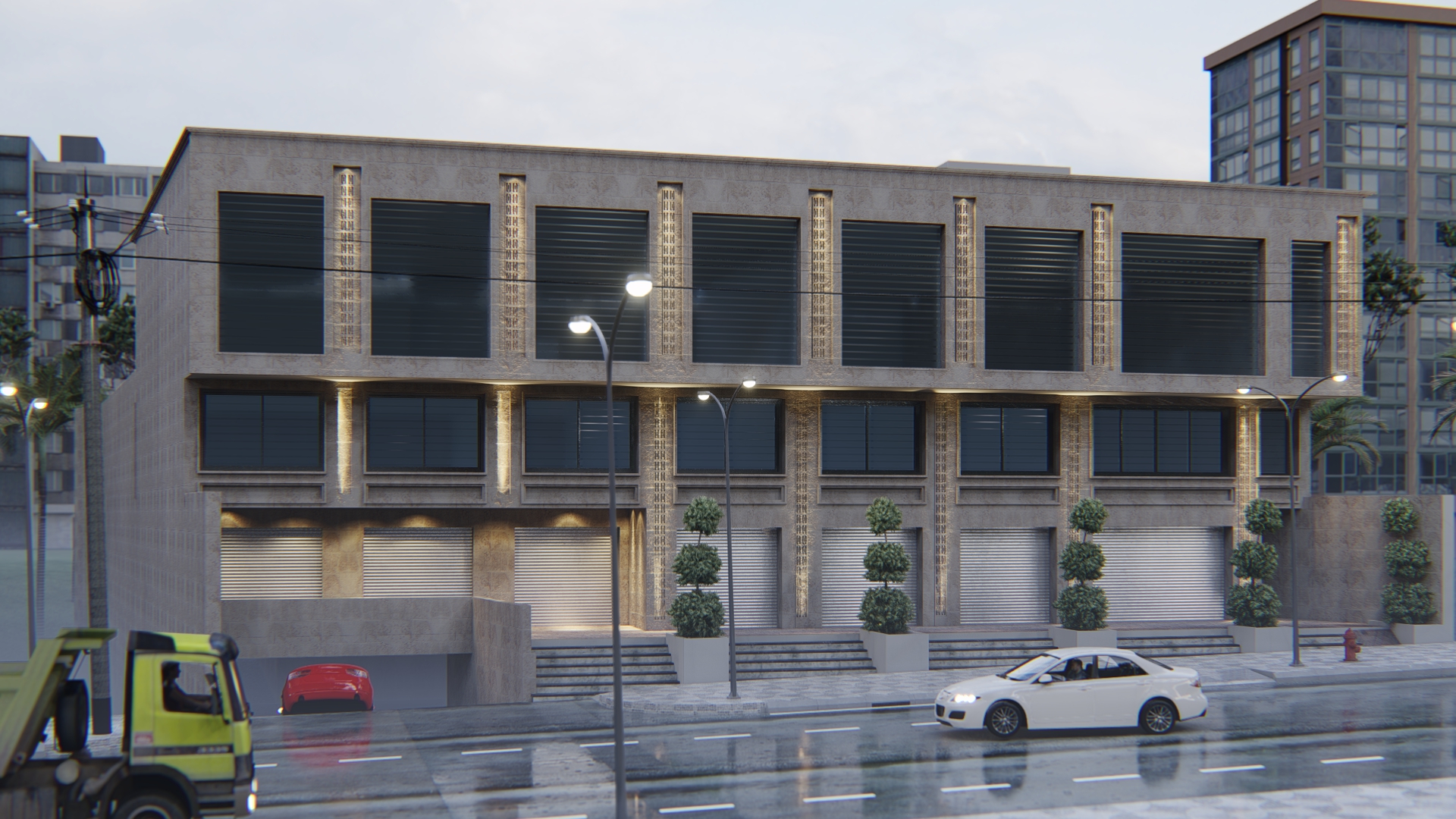 立面设计丨Vray-2