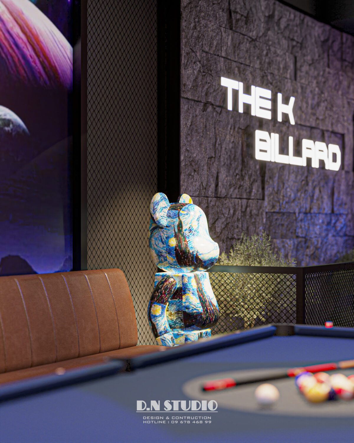 Sketchup台球室室内模型丨Danh Nam-11