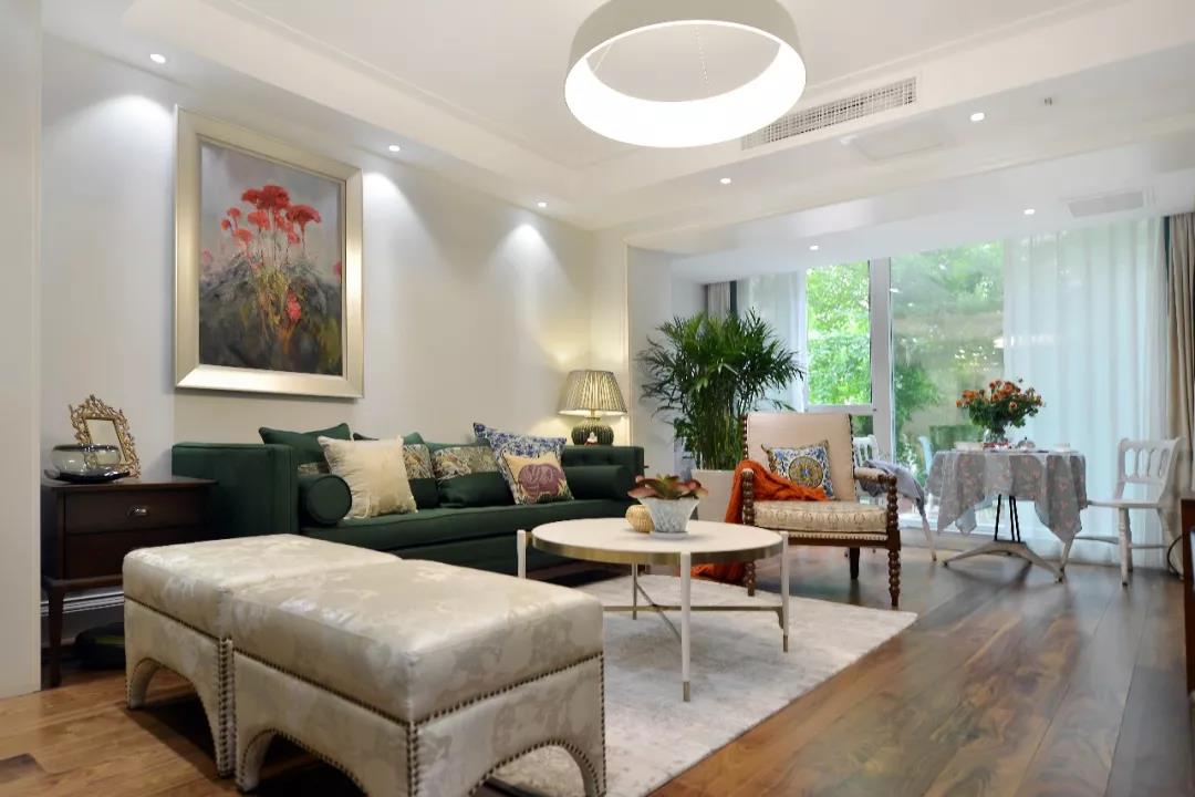 昆明装修公司恒阁装饰|130㎡优雅绚丽美式，把彩云之南的美装进她的家中-3