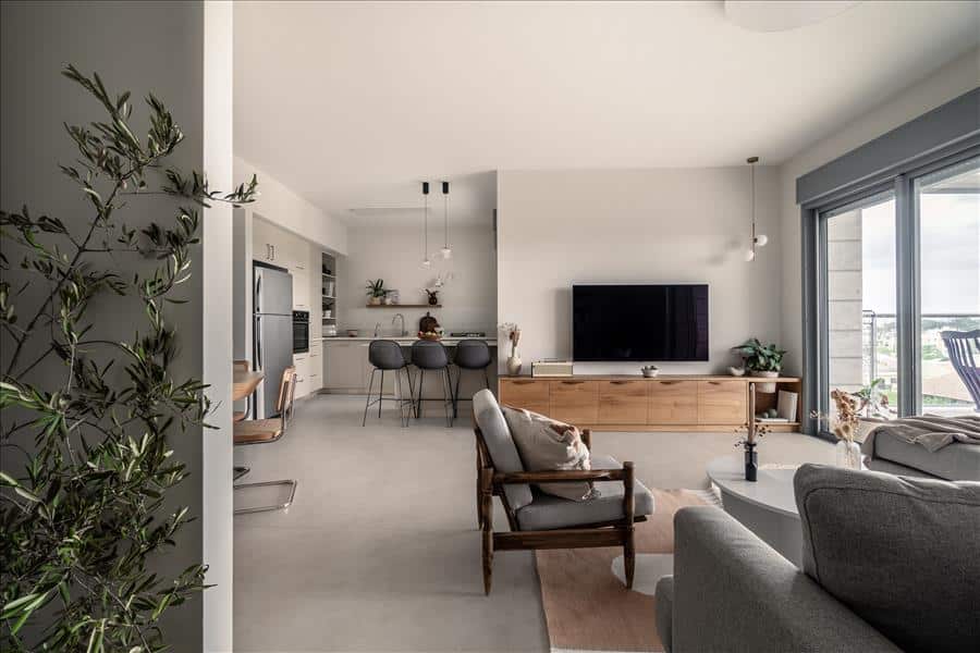 נטע גוטמן | עיצוב פנים דירה 4 חדרים בהוד השרון - PICKINTERI-7