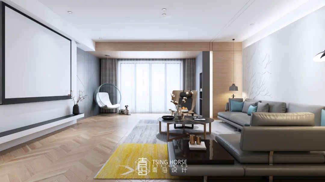 逸翠园四期·现代轻奢复式空间丨青马别墅空间设计-40